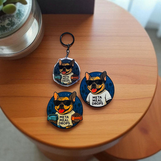 LOGO Frenchie Keychain🐾