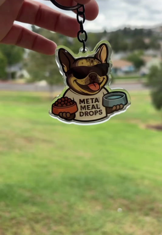 Tri Frenchie Keychain🐾